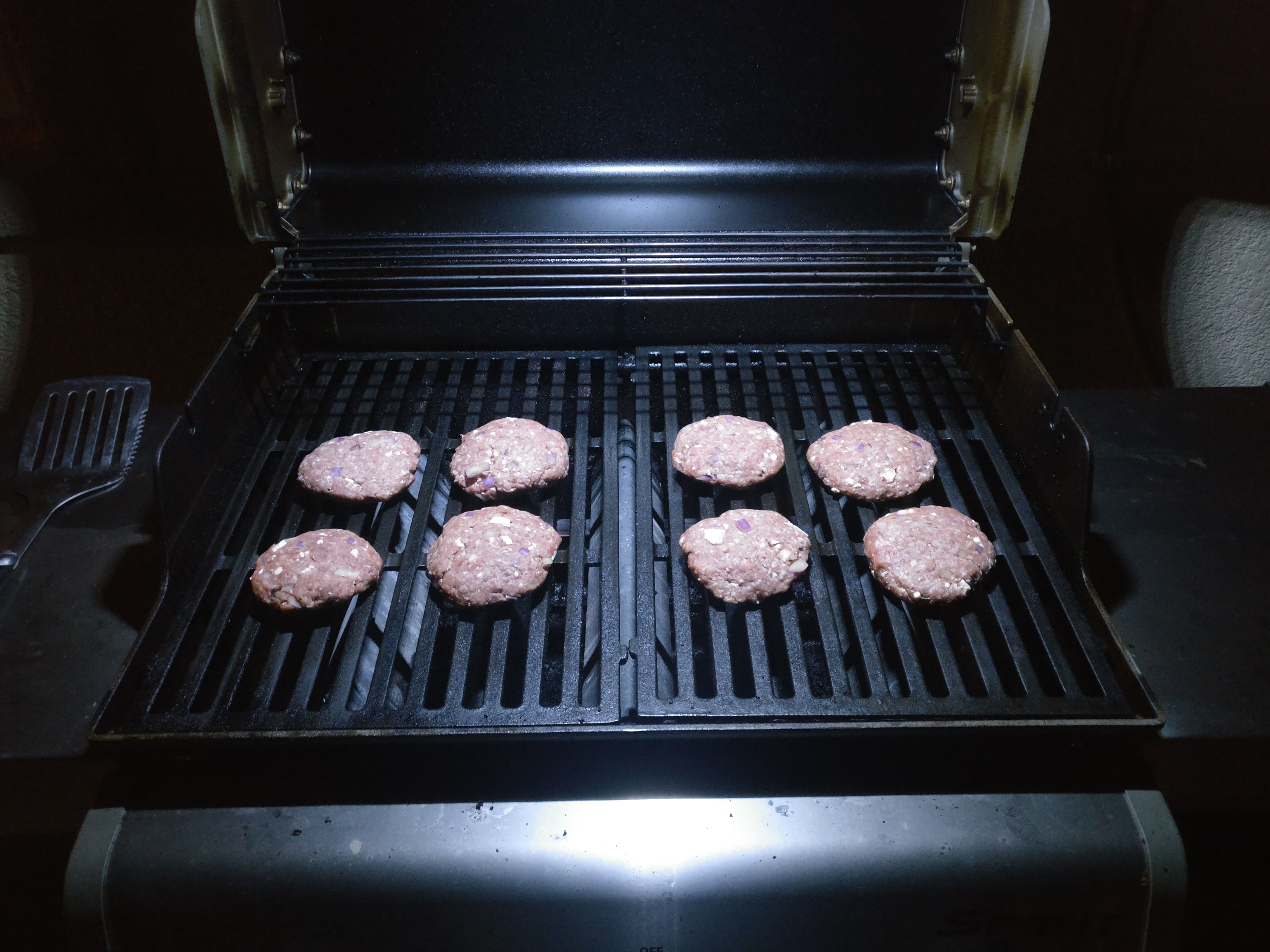 Greek Style Burgers on the Grill
