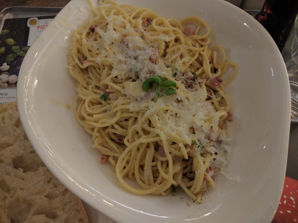 Pasta Dish from Vapiano in Sydney Australia