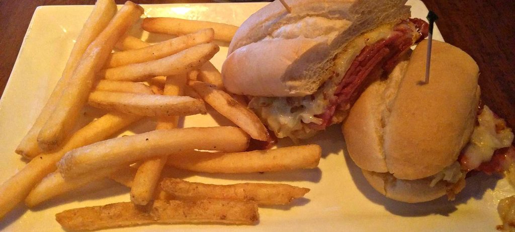 Tilted Kilt Corned Beef Sandwich with Fries