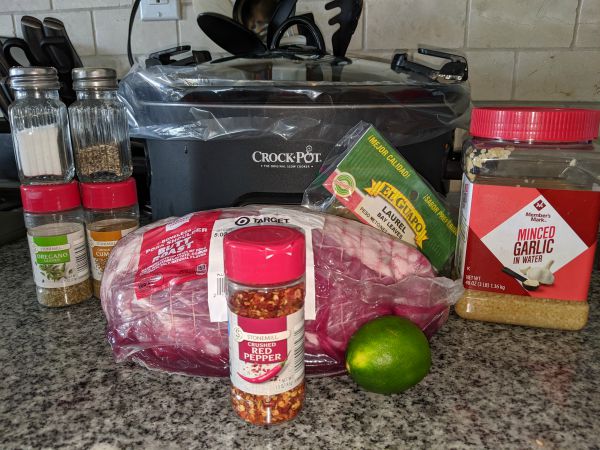 Cuban Pork in Crock Pot Ingredients