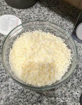 shredded mozzarella