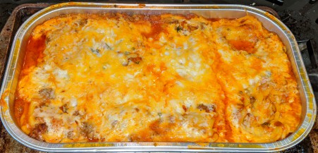 Ravioli Lasagna Bolognese Baked