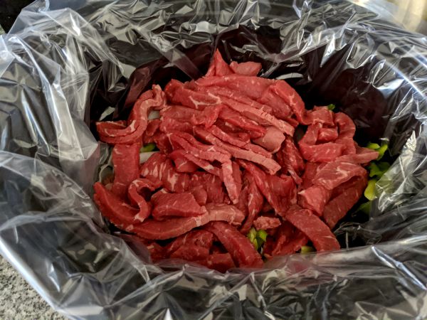 Beef Strips in Crock Pot