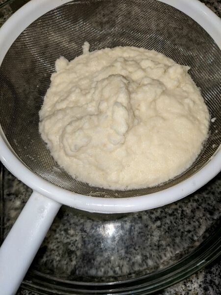 Grated Potatoes and Onions