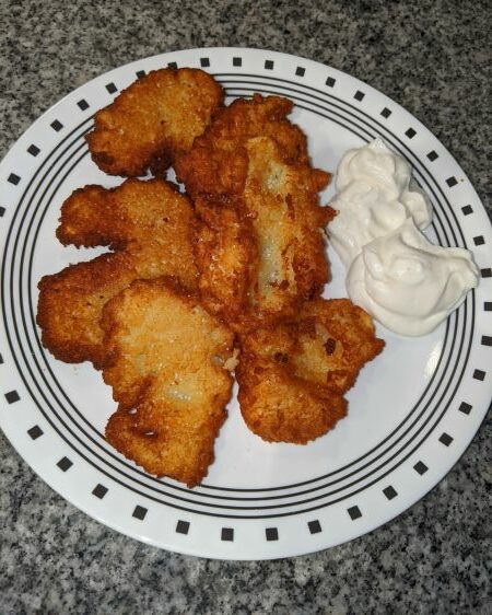 Bleenies - Potato Pancakes with Sour Cream