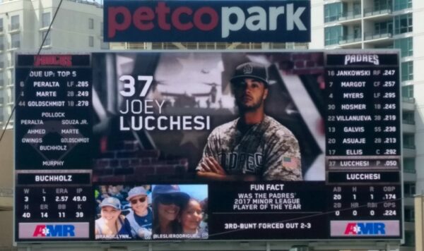 Joey Lucchesi Padres Debut