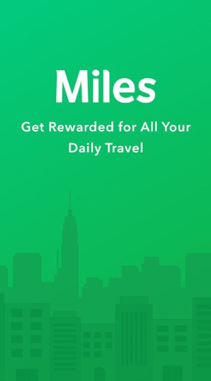 Miles App Main Screen