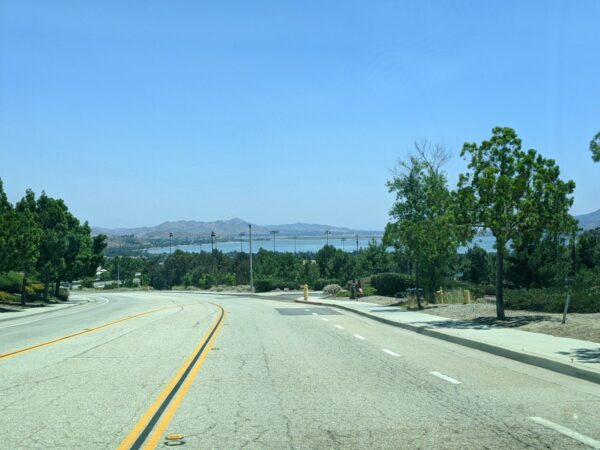 Lake Elsinore View from McVicker Canyon Park Road