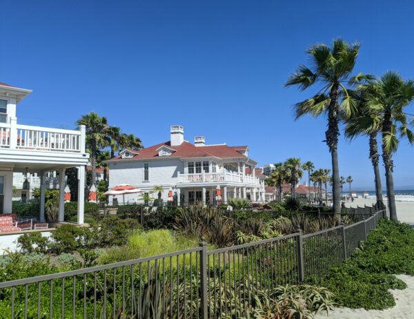 Hotel del Coronado Outside view from Beach