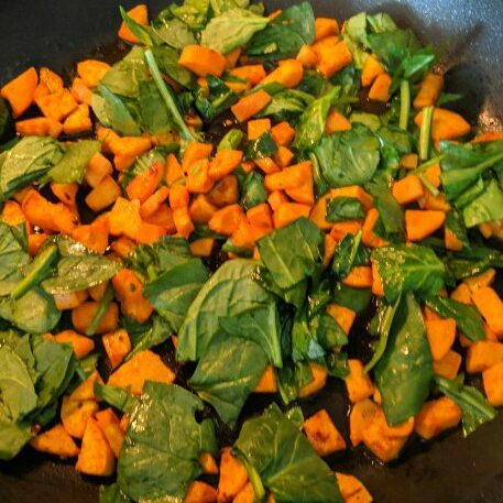 Read more about the article Spinach and Sweet Potato Omelette