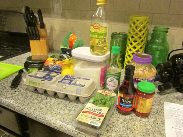 Drunken Noodles ingredients