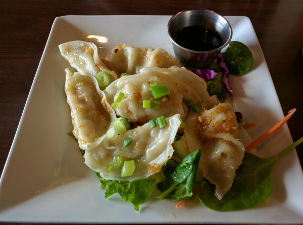 Steamed Chicken Pot Stickers from Palm Thai in Lake Elsinore California