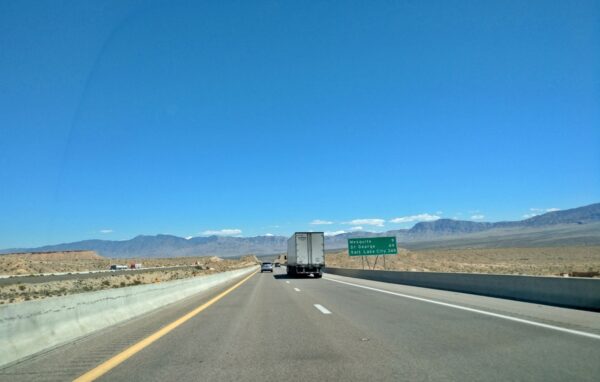 I-15 outside of Riverside, Nevada