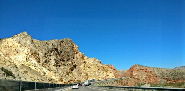 I-15 outside of Pintura, Utah