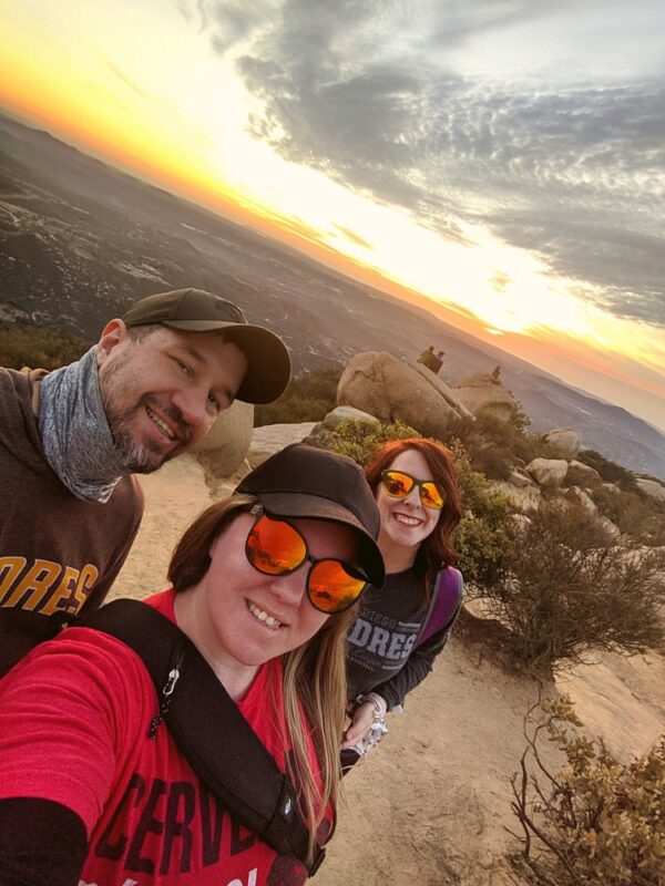 Sunset from Potato Chip Rock area