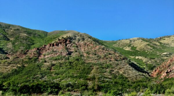 Scenery West of Glenwood Springs, Colorado on I-70