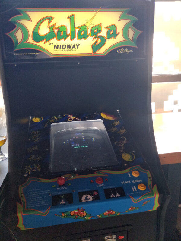 Galaga Arcade Game at Up Down Kansas City