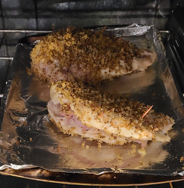 Chicken Cordon Bleu in Oven