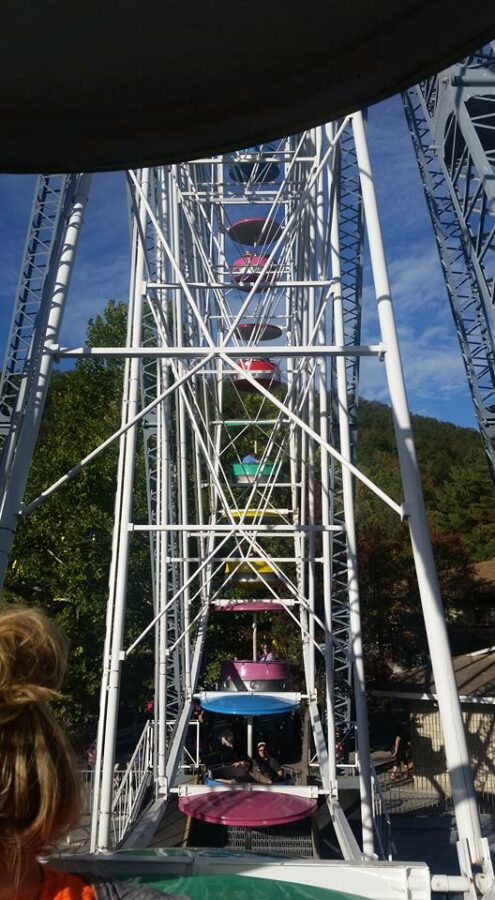 Knoebels Grove View from Ferris Wheel