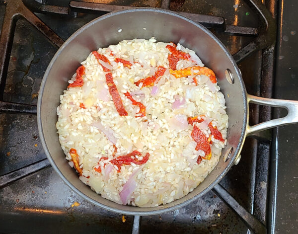 Risotto with Sundried tomatoes