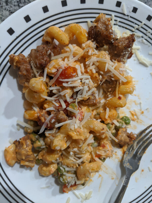 ITALIAN SAUSAGE AND ROASTED TOMATO CREAM CAVATAPPI from Home Chef