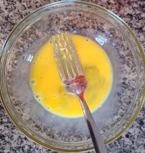 Eggs, whisked