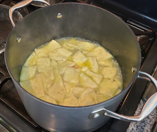 Chicken Pot Pie in Pot