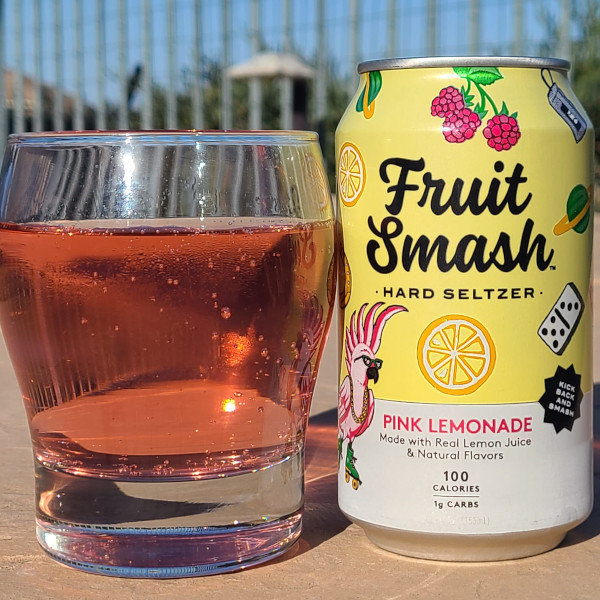 Fruit Smash Hard Seltzer Pink Lemonade Flavor