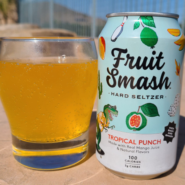 Fruit Smash Hard Seltzer Tropical Punch Flavor