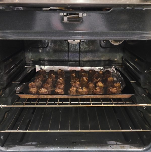 Swedish Meatballs - Meatballs in Oven