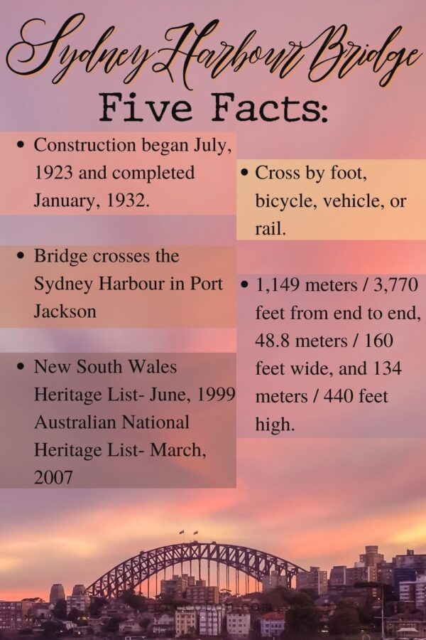 Sydney Harbour Bridge Five Facts