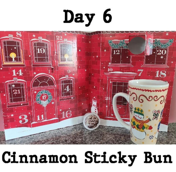 Coffee Advent Calendar From Aldi - Day 6 Cinnamon Sticky Bun