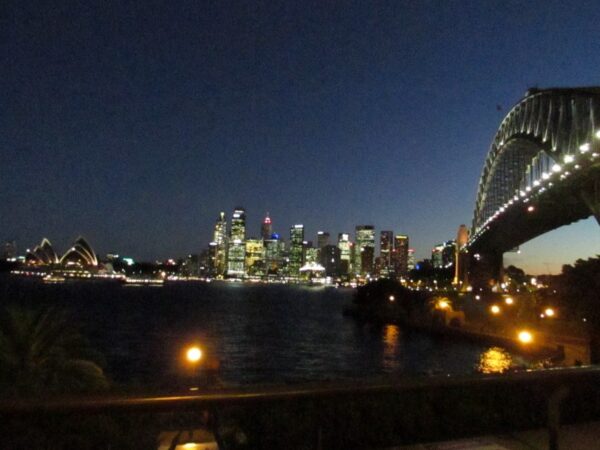 View of Downtown Sydney and the Sydney Harbour Bridge from the North Shore, April 2017