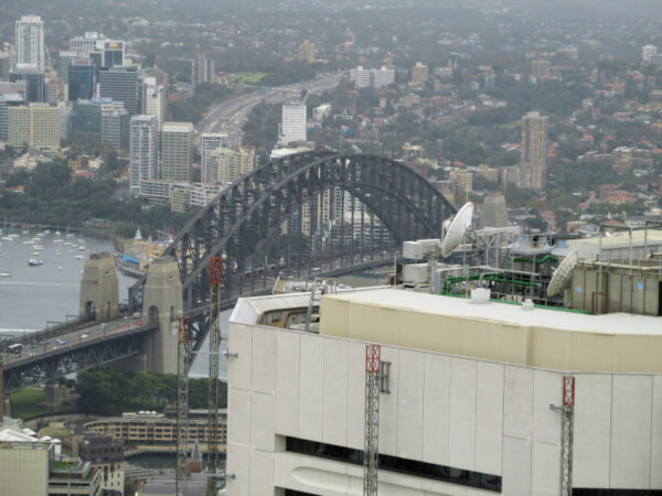 Sydney Harbour Bridge North of Sydney Tower Eye