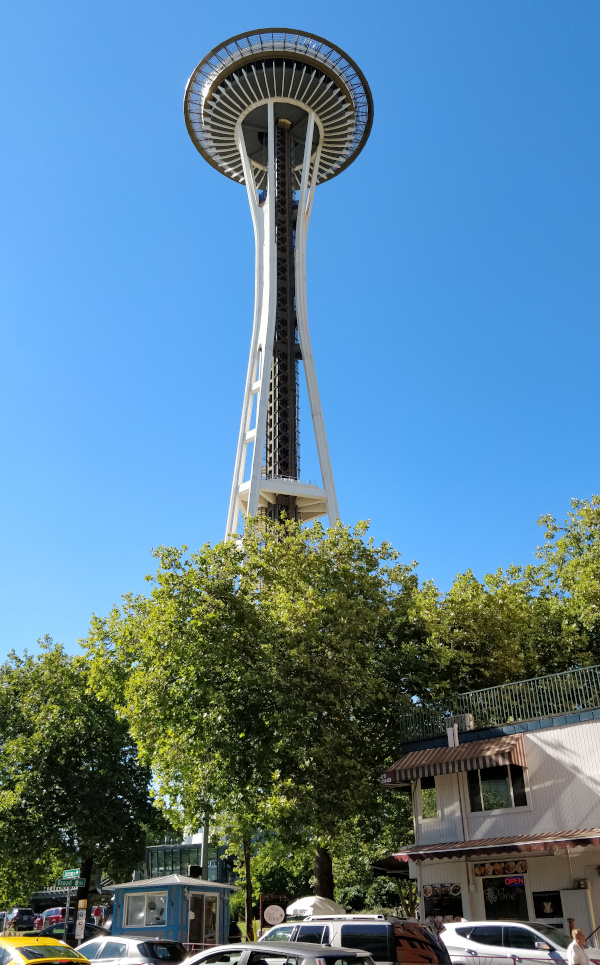 Seattle Space Needle from street level