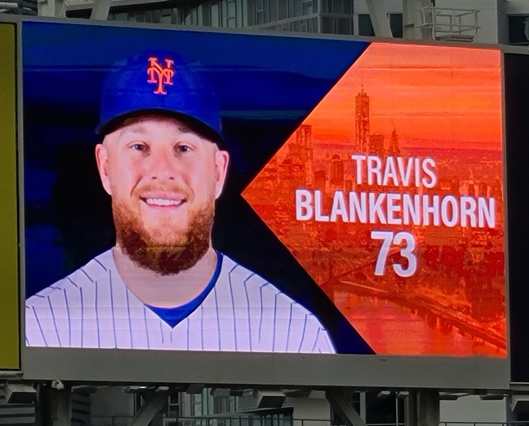 Travis Blankenhorn NY Mets 2021 at Petco Park