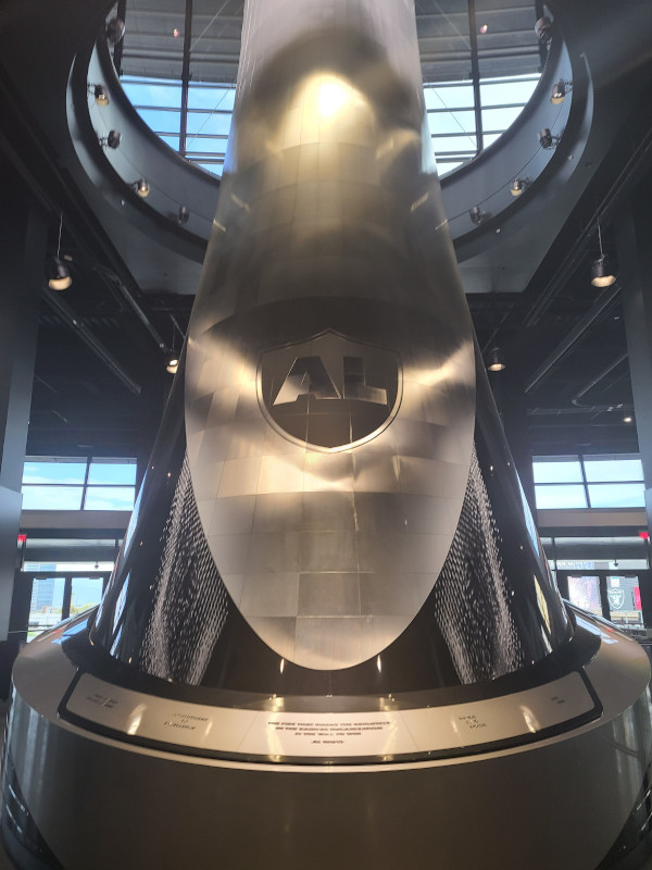 Allegiant Stadium Tour - Al Davis Memorial Torch