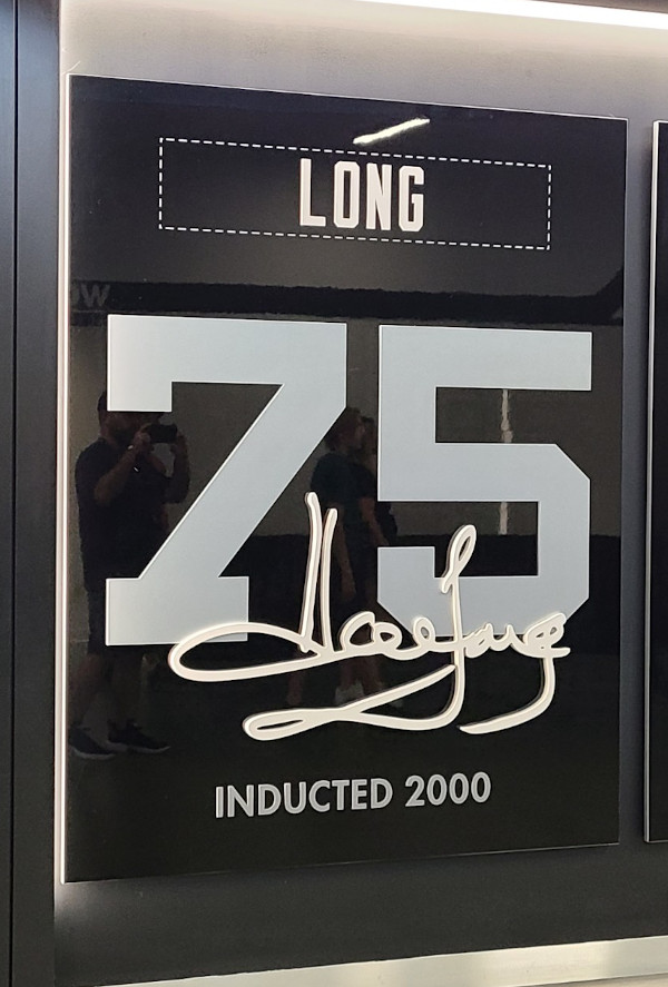 Allegiant Stadium Tour - Raiders In the Pro Football Hall of Fame - Howie Long