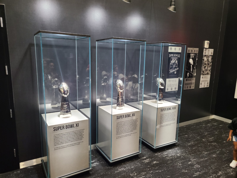 Super Bowl Area - Allegiant Stadium Tour