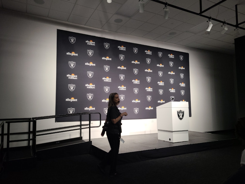 Allegiant Stadium - Raiders Press Room