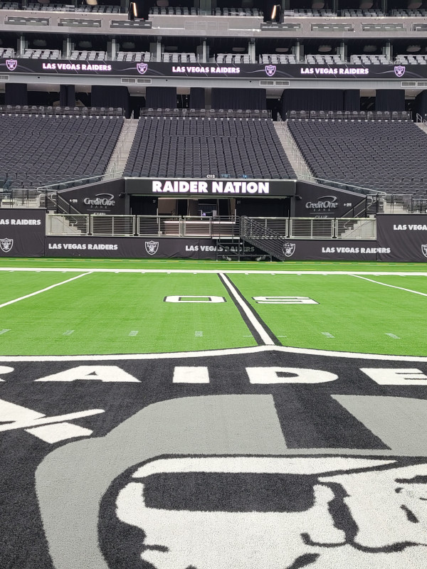 Allegiant Stadium - 50 Yard Line
