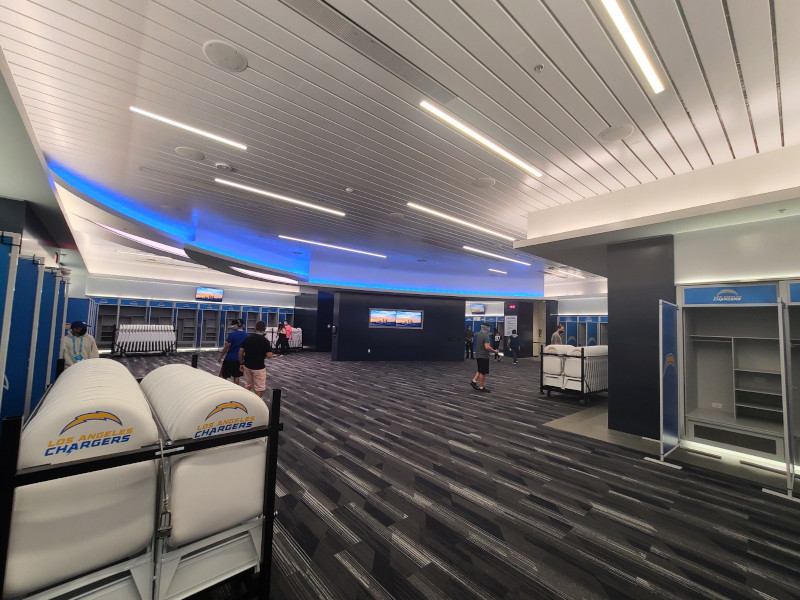 Los Angeles Chargers Locker Room