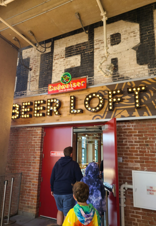 Petco Park Tour Beer Loft on 3rd floor of Western Metal Building