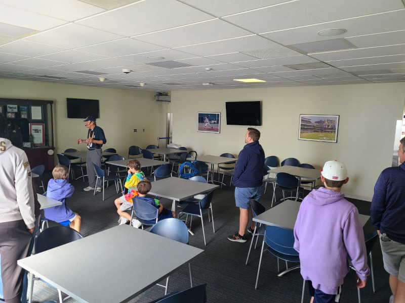 Room outside of Press Area during Petco Park Tour