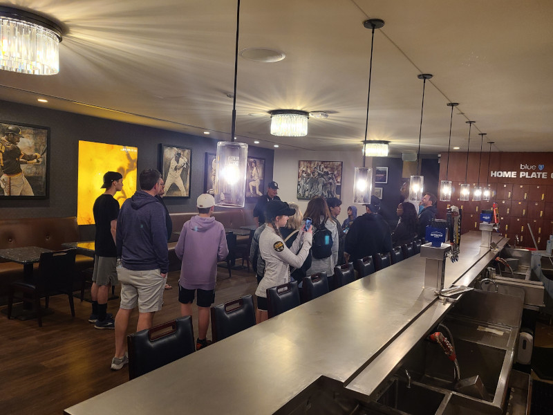 Home Plate Club at Petco Park, Bar Area during Petco Park Tour