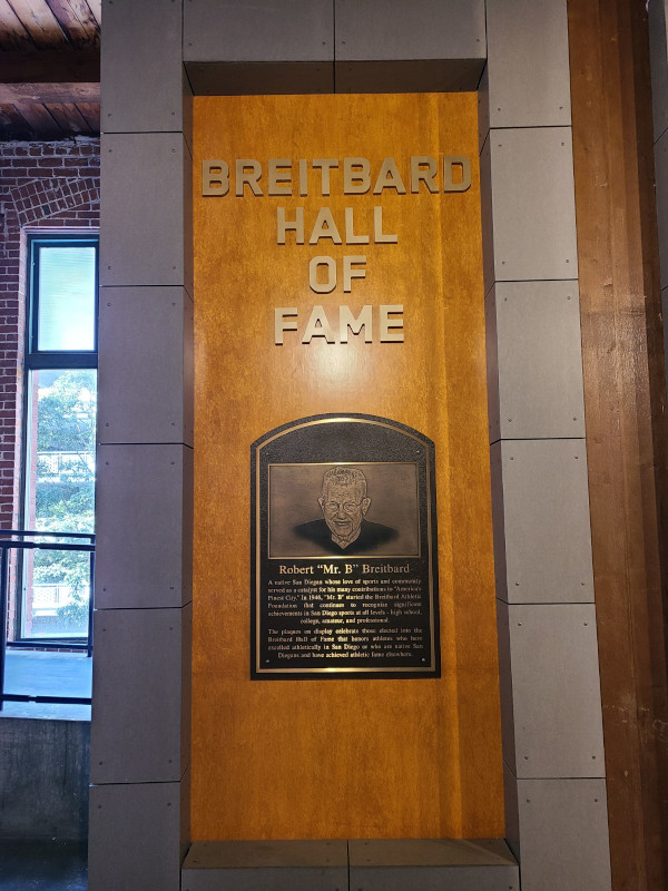 Breitbard Hall of Fame at Petco Park during Petco Park Tour