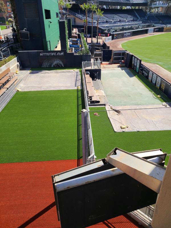 Bullpens at Petco Park