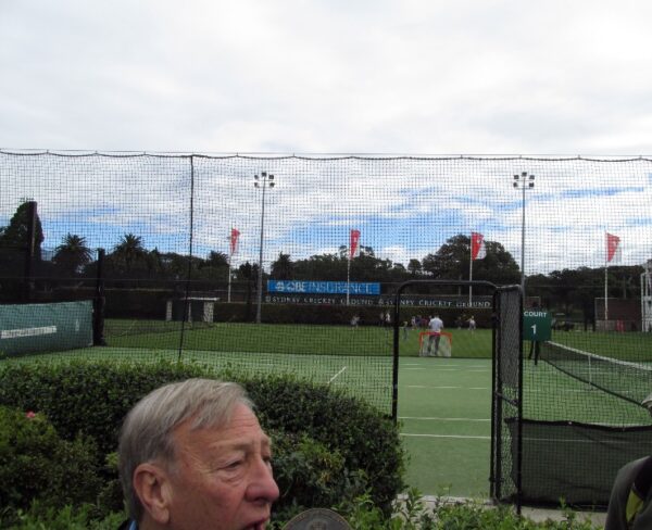 Tennis courts located on Sydney Cricket Grounds