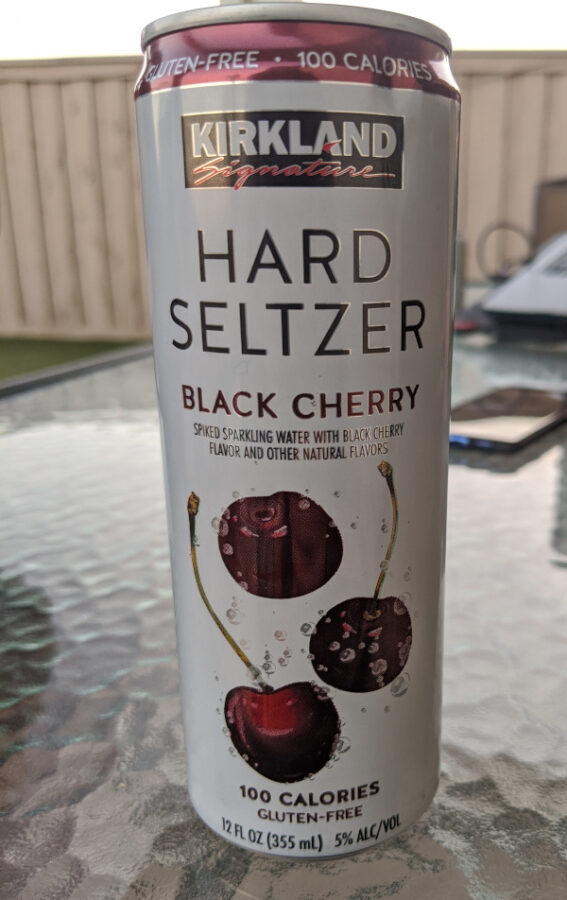 Kirkland Hard Seltzer Black Cherry