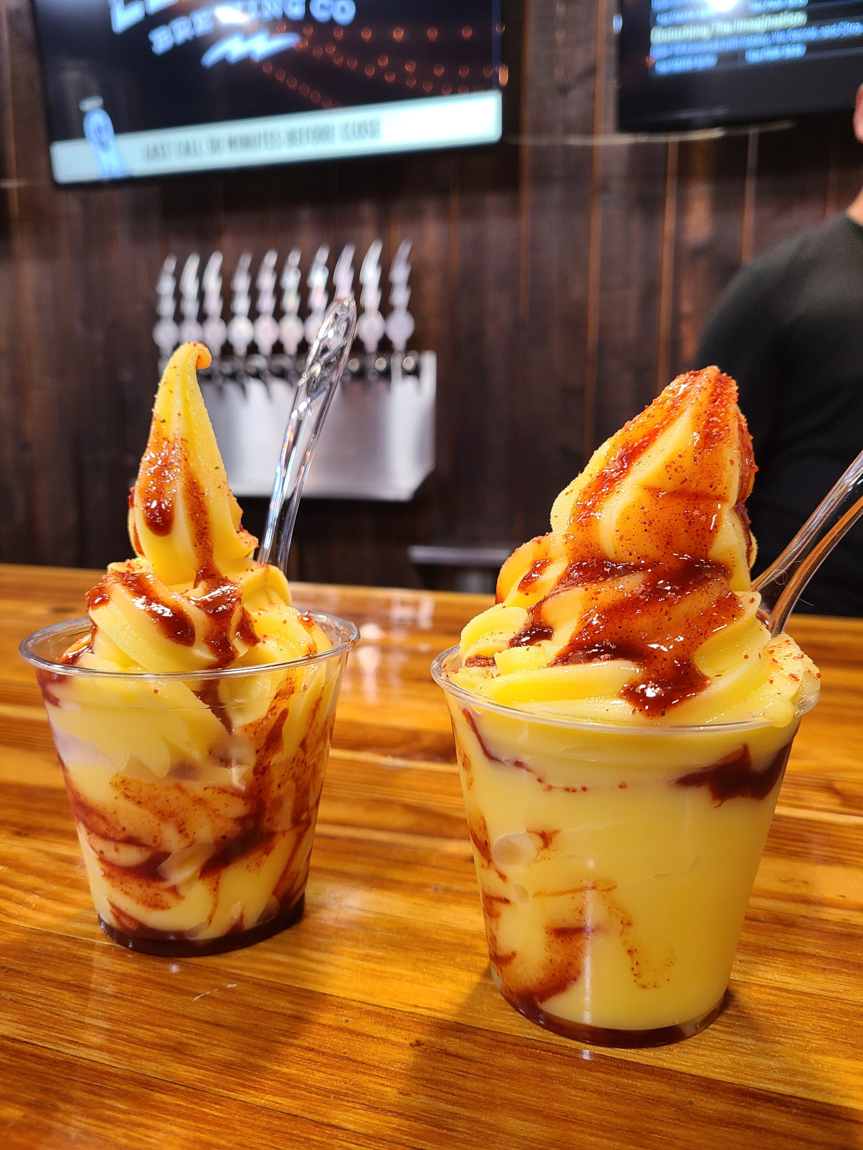 Electric Brewing Company Swirlcicles with Tajin and Chamoy